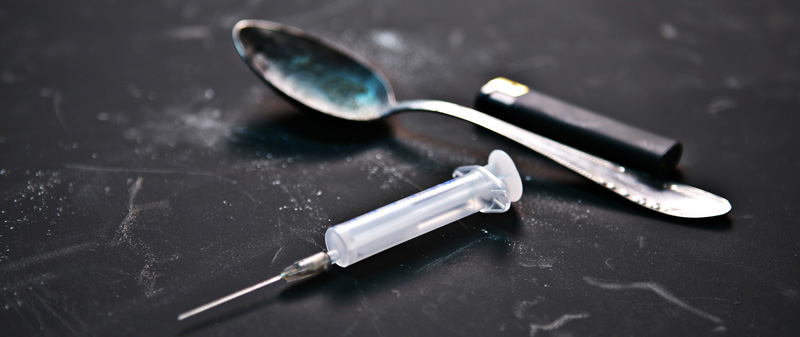 heroin needle